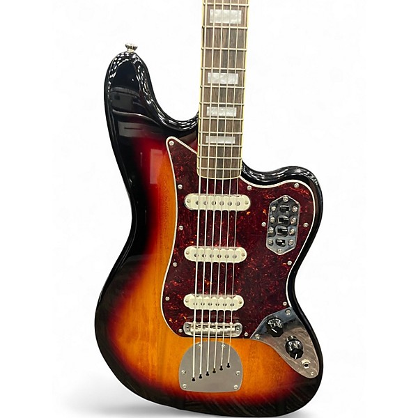 Used Squier Classic vibe V1 3 Color Sunburst Electric Bass Guitar
