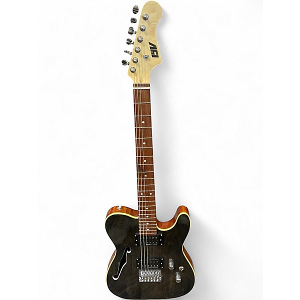 Used Iyy ITF-350 Ebony Grain Hollow Body Electric Guitar
