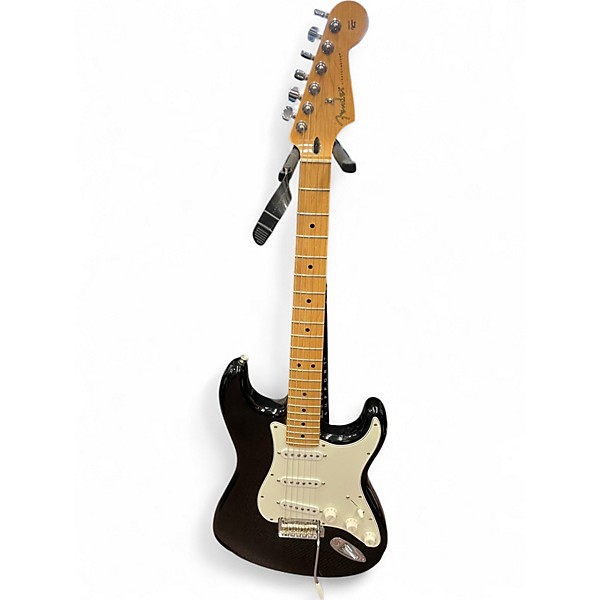 Used Fender Standard Stratocaster Black Solid Body Electric Guitar