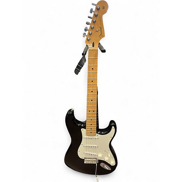 Used Fender Standard Stratocaster Black Solid Body Electric Guitar