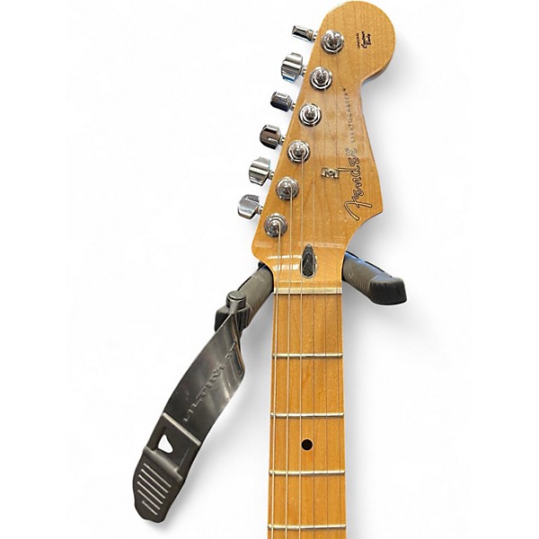 Used Fender Standard Stratocaster Black Solid Body Electric Guitar