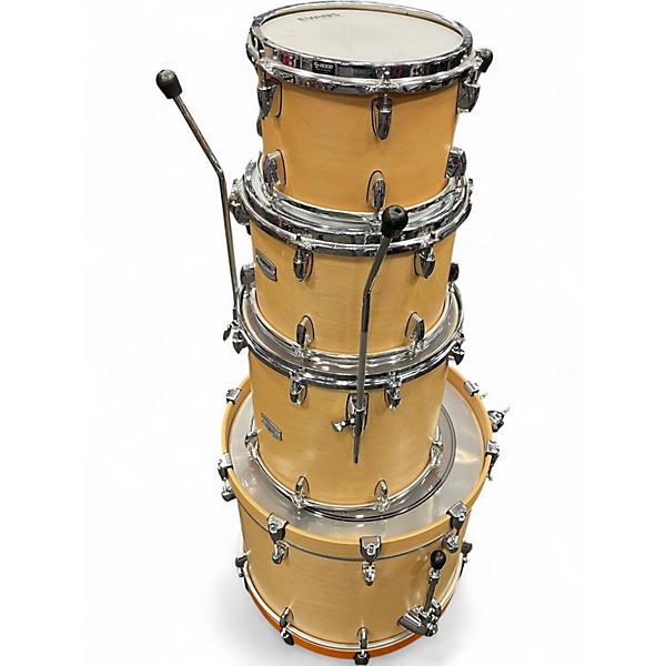 Used Yamaha 4 Piece Tour Custom NATURAL Drum Kit