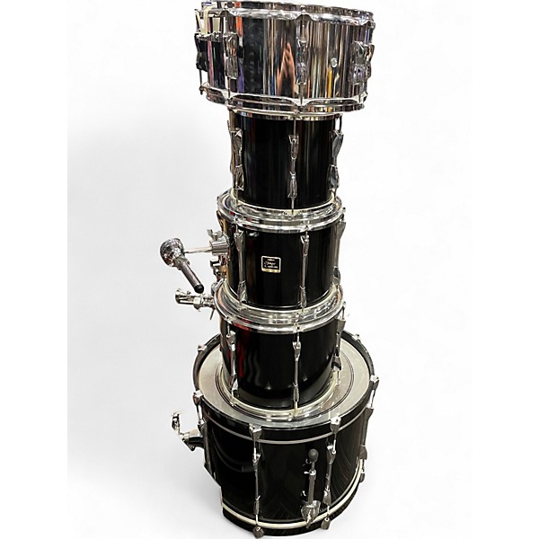 Used Yamaha 5 Piece Stage Custom BLACK Drum Kit