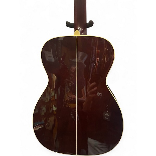 Used Alvarez FYM66HD Natural Mahogany Acoustic Guitar