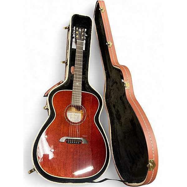 Used Alvarez FYM66HD Natural Mahogany Acoustic Guitar