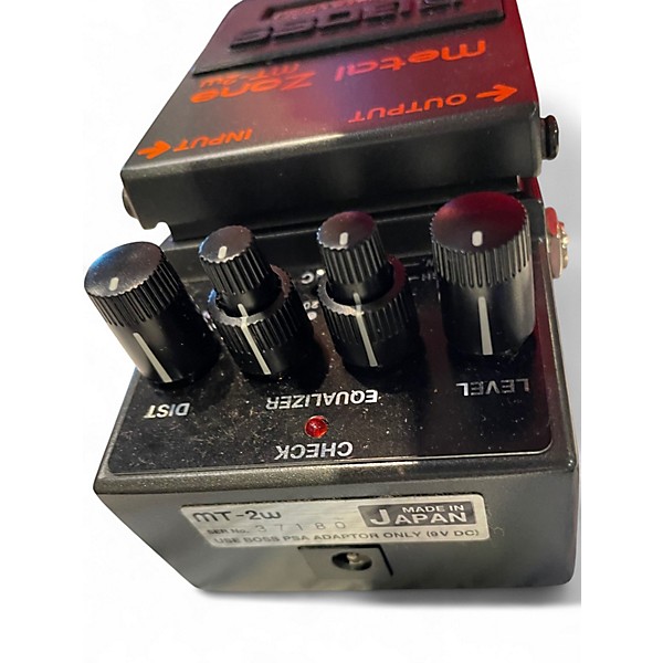 Used BOSS MT2W Metal Zone Waza Craft Effect Pedal