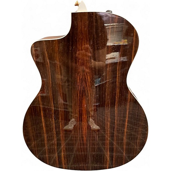 Used Taylor 214CE Deluxe Natural Acoustic Electric Guitar