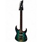 Used 2024 Ibanez RG421PB GREEN BURL Solid Body Electric Guitar thumbnail