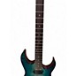 Used 2024 Ibanez RG421PB GREEN BURL Solid Body Electric Guitar
