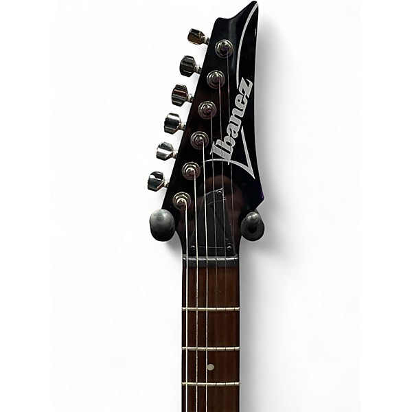 Used 2024 Ibanez RG421PB GREEN BURL Solid Body Electric Guitar