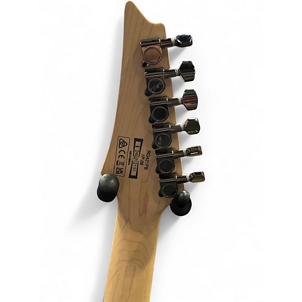 Used 2024 Ibanez RG421PB GREEN BURL Solid Body Electric Guitar