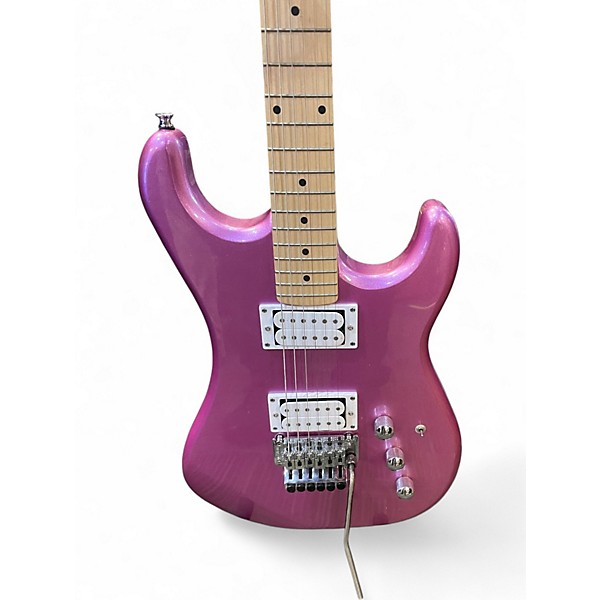Used Kramer beretta Pink Solid Body Electric Guitar
