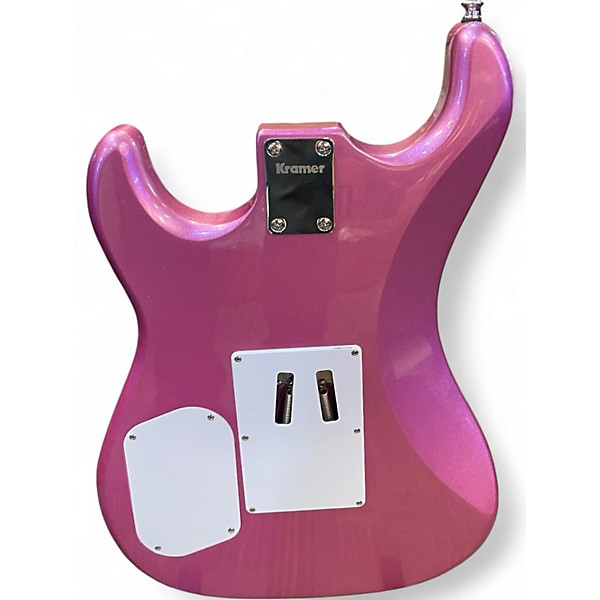 Used Kramer beretta Pink Solid Body Electric Guitar