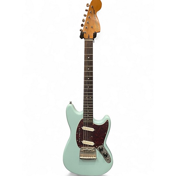 Used Squier Classic Vibe 60s Mustang Daphne Blue Solid Body Electric Guitar