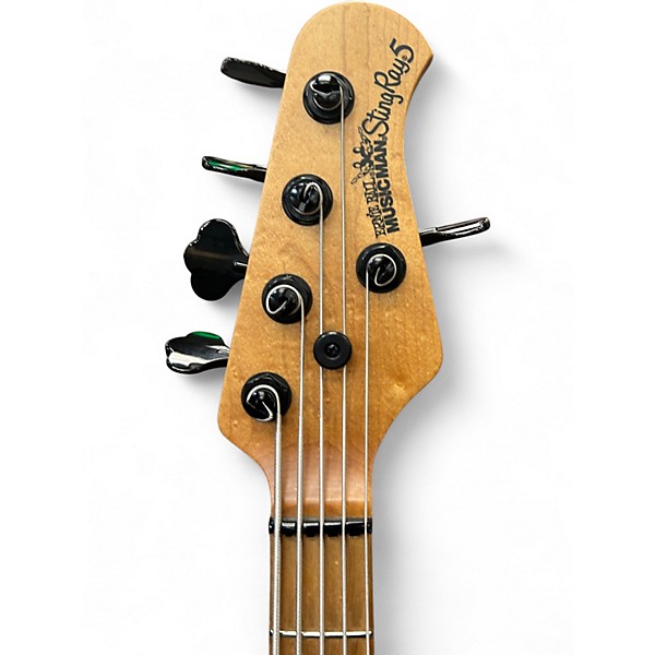 Used Ernie Ball Music Man StingRay 5 Special H Black Electric Bass Guitar