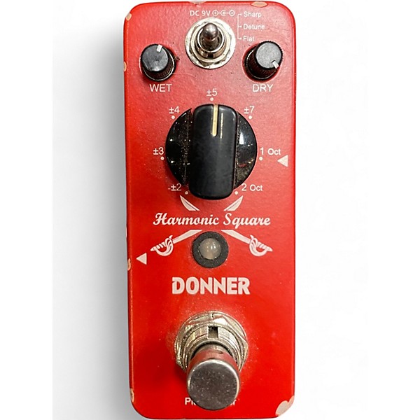 Used Donner Harmonic Square Pitch Shifter Effect Pedal