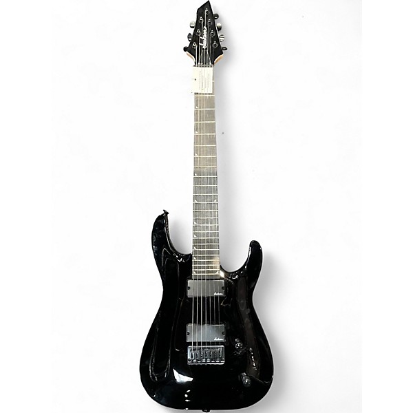 Used Jackson JS22-7 Dinky 7 String Black Solid Body Electric Guitar