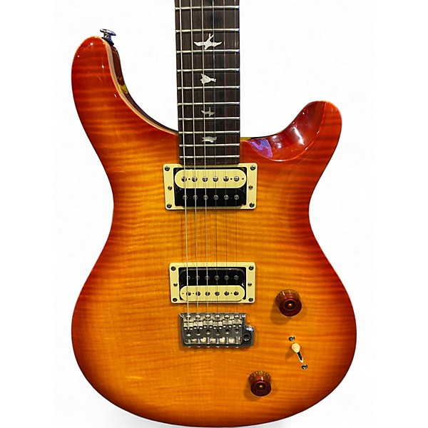 Used PRS SE Custom 22 Cherry Sunburst Solid Body Electric Guitar