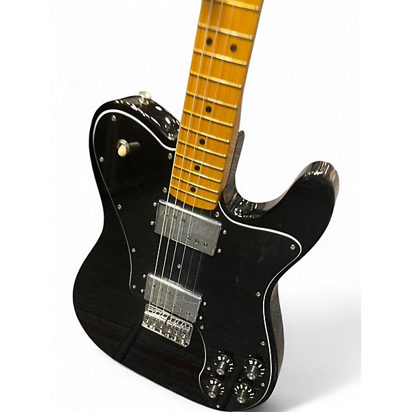Used Fender AMERICAN VINTAGE II 1975 TELECASTER DELUXE Black Solid Body Electric Guitar