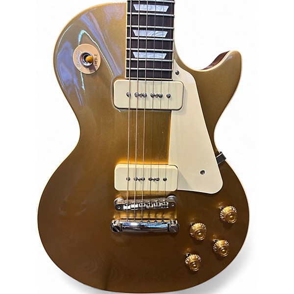 Used Gibson les paul standard 50's Gold Top Solid Body Electric Guitar