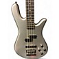 Used Spector Performer 4 Metallic Silver Electric Bass Guitar