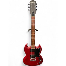 Used Epiphone SG Flat Red Solid Body Electric Guitar