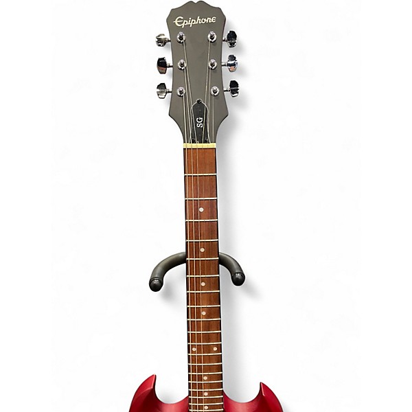 Used Epiphone SG Flat Red Solid Body Electric Guitar
