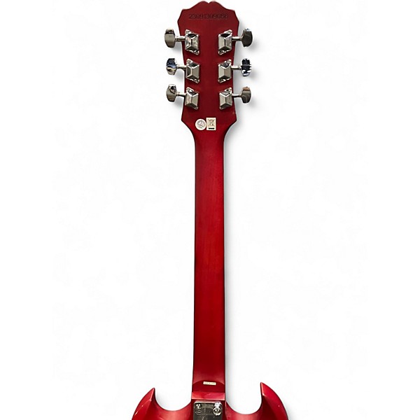 Used Epiphone SG Flat Red Solid Body Electric Guitar