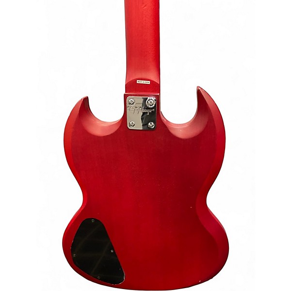 Used Epiphone SG Flat Red Solid Body Electric Guitar