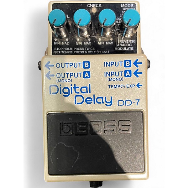 Used BOSS DD7 Digital Delay Effect Pedal