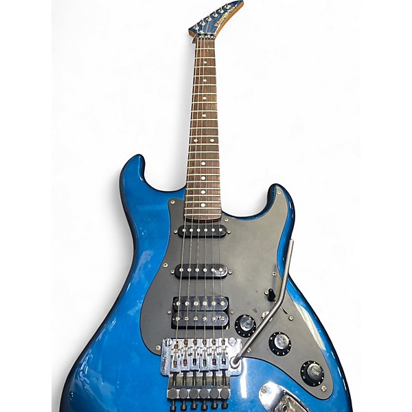 Used Kramer FOCUS 3000 Blue Solid Body Electric Guitar