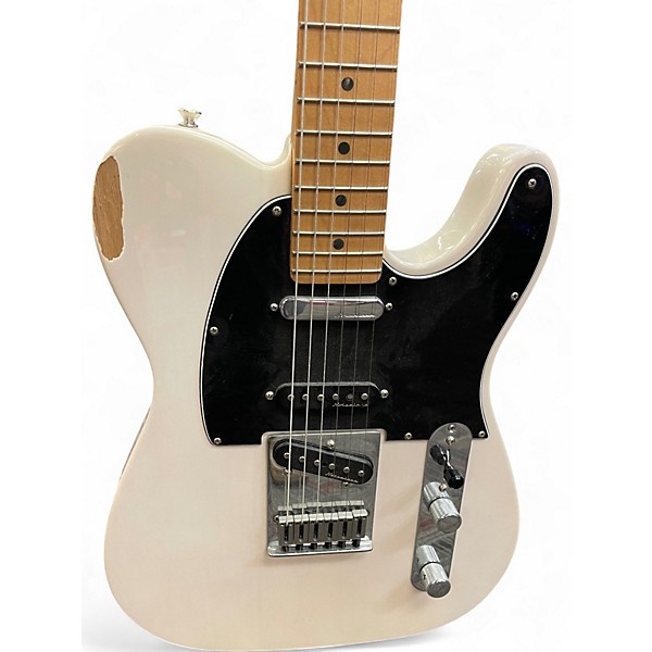 Used Fender Deluxe Nashville Telecaster Cream Solid Body Electric Guitar