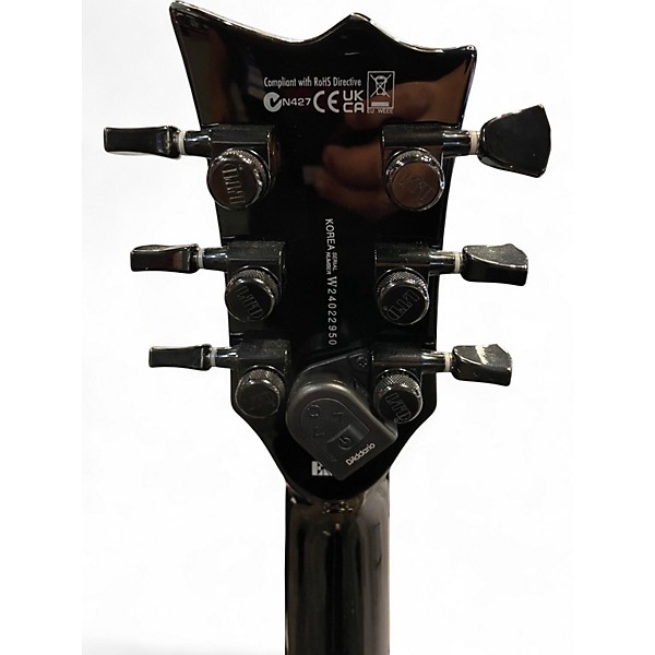 Used ESP EC1000 Deluxe Black Solid Body Electric Guitar