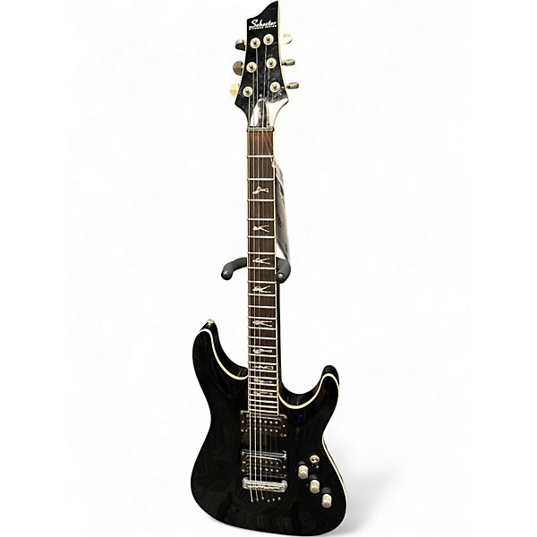Used Schecter Guitar Research DIAMOND SERIES C1 XXX Gloss Black Solid Body Electric Guitar