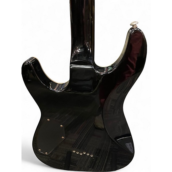 Used Schecter Guitar Research DIAMOND SERIES C1 XXX Gloss Black Solid Body Electric Guitar