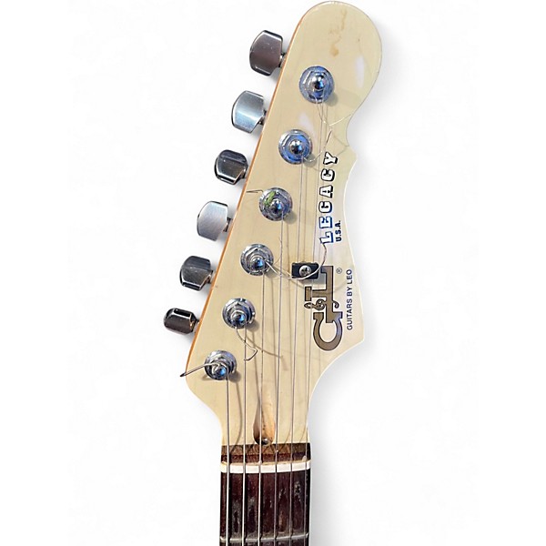 Used G&L Legacy Deluxe Olympic White Solid Body Electric Guitar