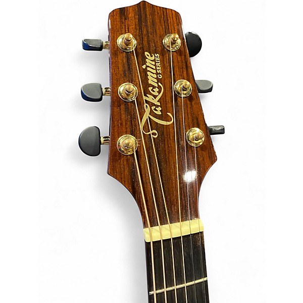 Used Takamine EG416S New Yorker Natural Acoustic Electric Guitar