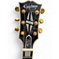 Used Epiphone Les Paul Custom Black and Gold Solid Body Electric Guitar