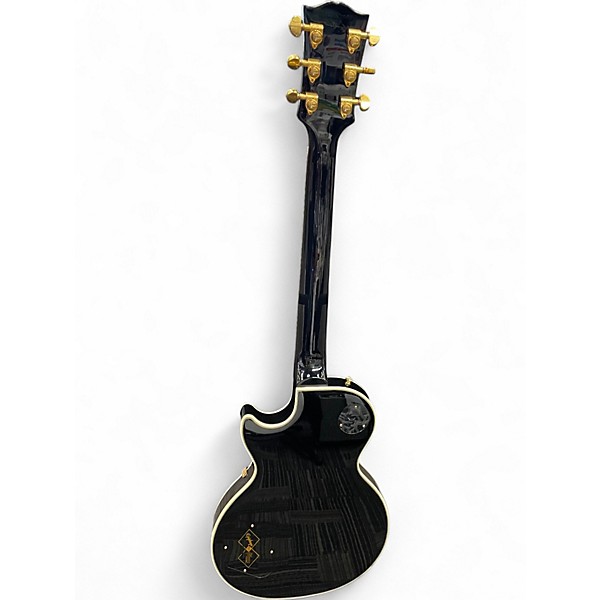 Used Epiphone Les Paul Custom Black and Gold Solid Body Electric Guitar