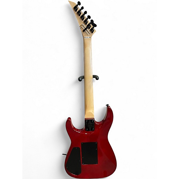 Used Jackson JS34Q Dinky Trans Red Solid Body Electric Guitar
