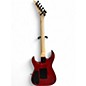 Used Jackson JS34Q Dinky Trans Red Solid Body Electric Guitar