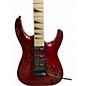 Used Jackson JS34Q Dinky Trans Red Solid Body Electric Guitar