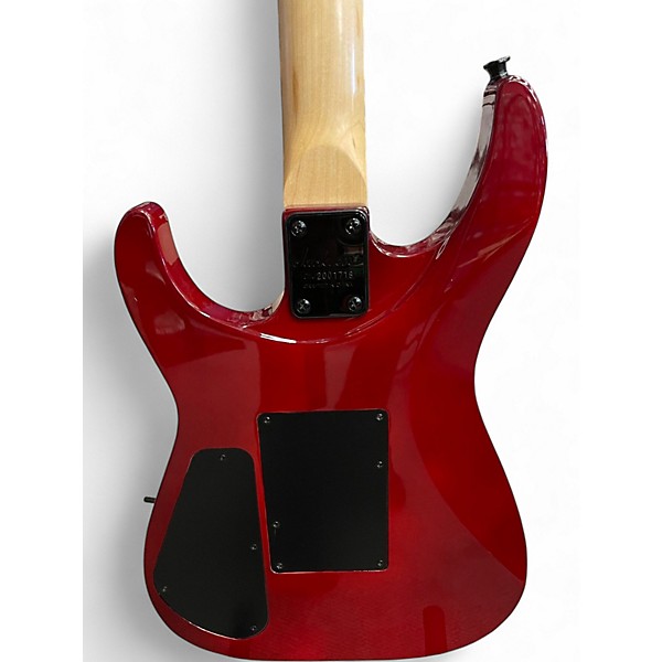 Used Jackson JS34Q Dinky Trans Red Solid Body Electric Guitar