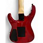 Used Jackson JS34Q Dinky Trans Red Solid Body Electric Guitar
