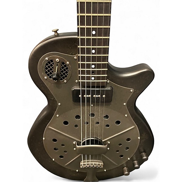 Used National RP1 Resonator Guitar Matte Black Resonator Guitar