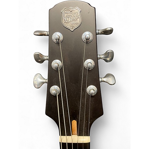 Used National RP1 Resonator Guitar Matte Black Resonator Guitar