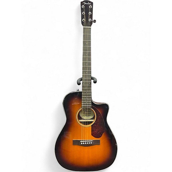 Used Fender cc-140sce 3 Color Sunburst Acoustic Electric Guitar