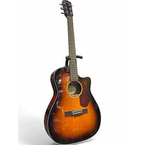 Used Fender cc-140sce 3 Color Sunburst Acoustic Electric Guitar