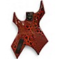 Used B.C. Rich STRANGER THINGS WARLOCK CRACKLE RED Solid Body Electric Guitar