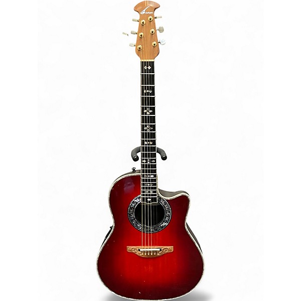 Vintage 1998 Ovation 1869 CUSTOM LEGEND Cherry Sunburst Acoustic Electric Guitar